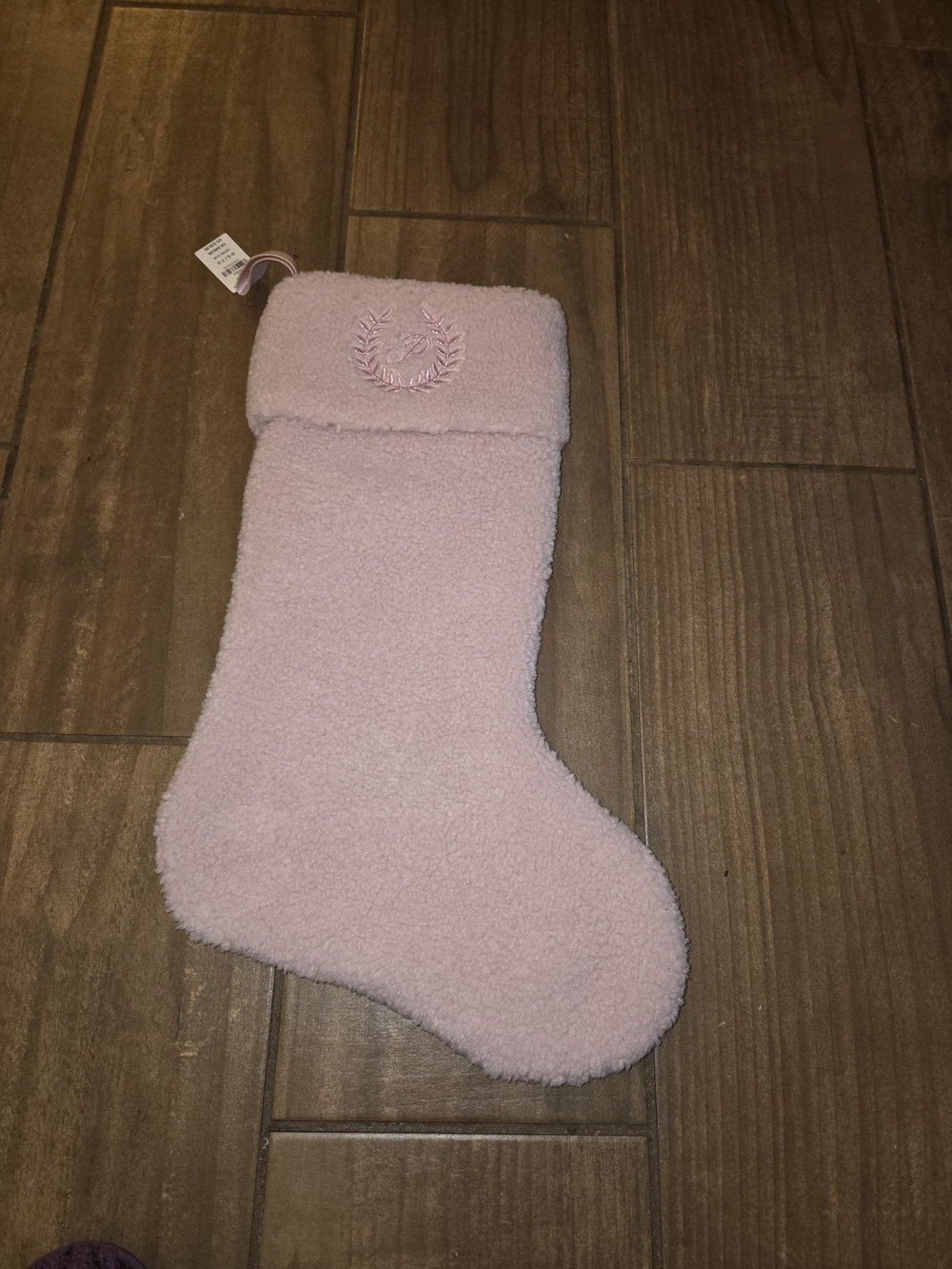 PINK Victoria's Secret Soft Pink  Holiday Stocking